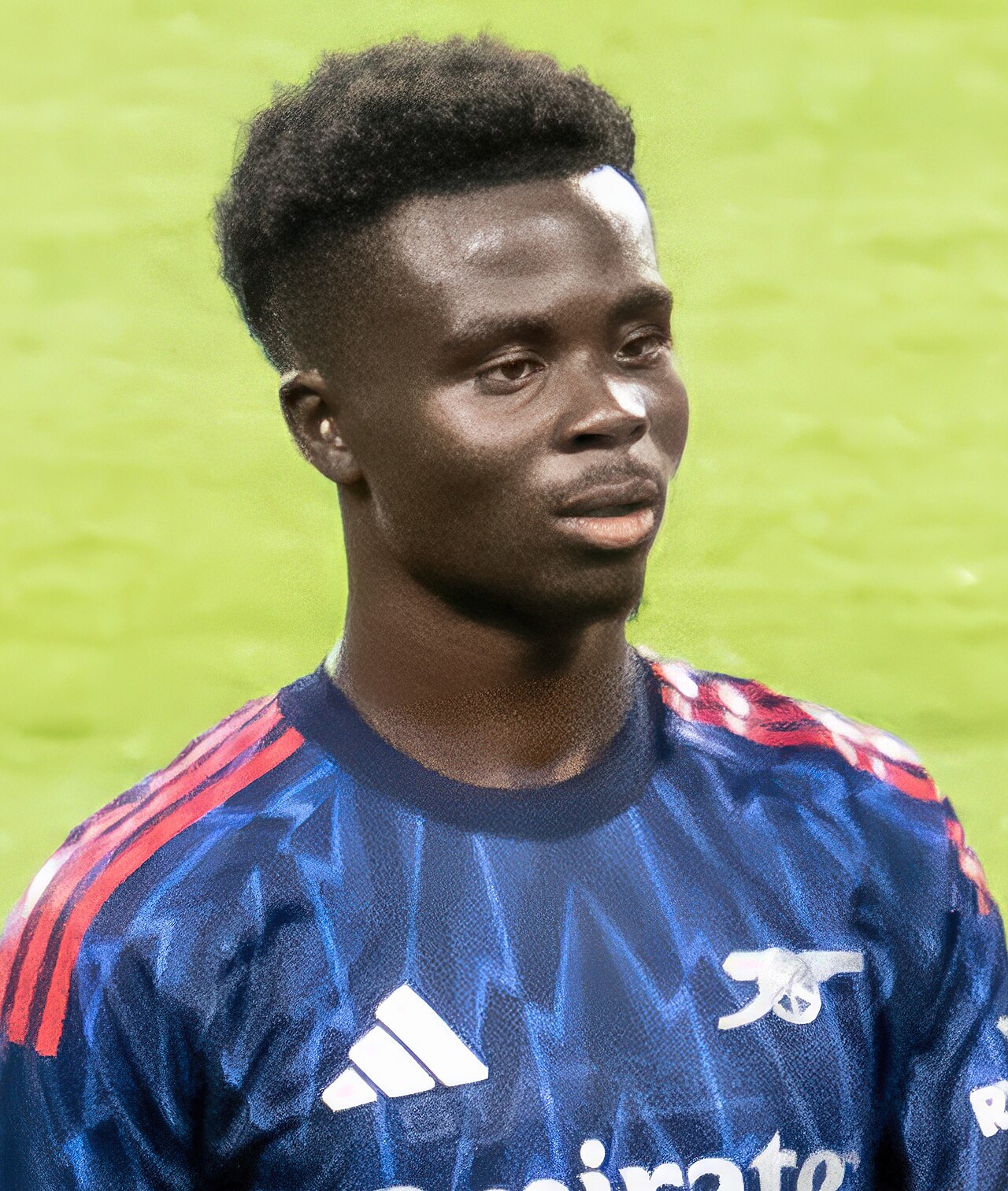 Bukayo Saka c?a Arsenal tr??c tr?n bán k?t Champions League 2026 v?i Atletico Madrid