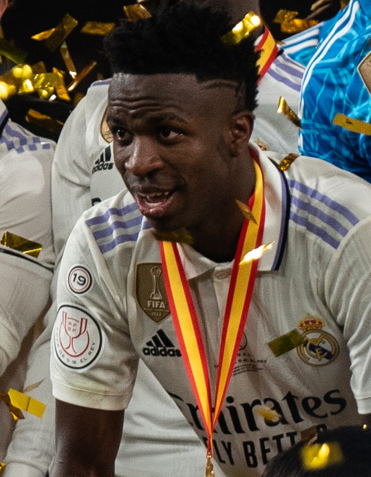 Vinicius Junior khoác áo Real Madrid trong giai ?o?n cu?i mùa La Liga 2025/26