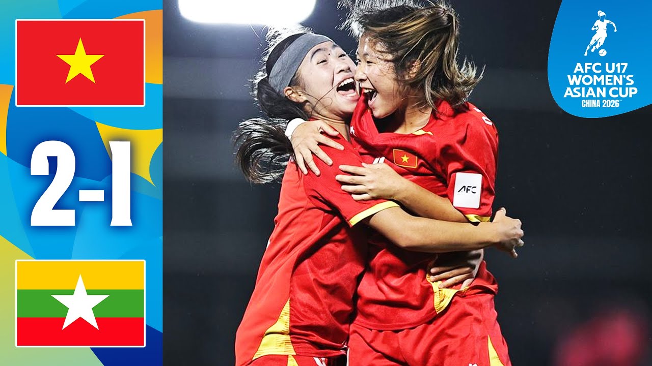 U17 n? Vi?t Nam vào t? k?t AFC U17 Womens Asian Cup 2026 cú ?á ph?t c?a Linh Chi ???ng t?i Trung Qu?c Nh?t B?n