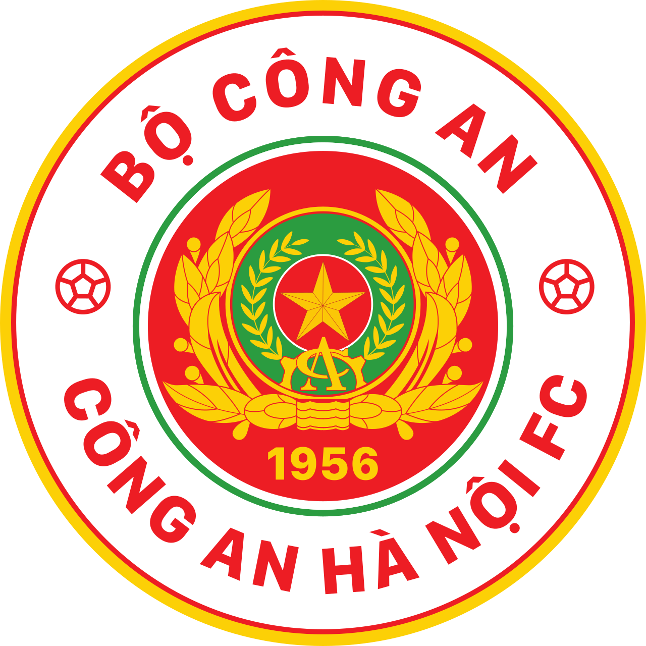 Logo C?ng An Hà N?i FC d?n ??u V-League 2025-26 v?i chu?i 16 tr?n b?t b?i tr??c vòng 22