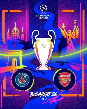 Saka và Hakimi ??i ??u trên hành lang ph?i t?i UCL Final Budapest