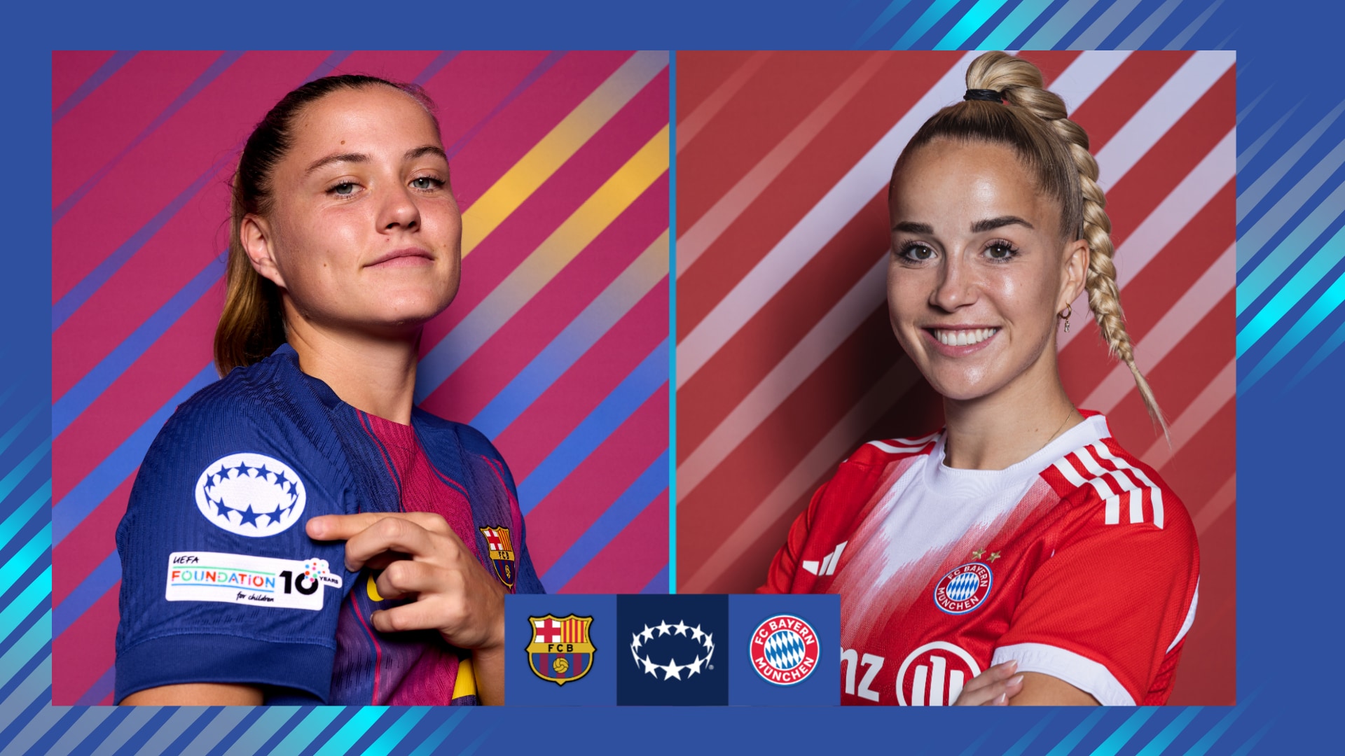 Barcelona Women vs Bayern Munich Women bán k?t UCL n? t?i Camp Nou chung k?t Oslo 2026