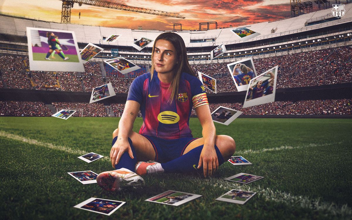 Alexia Putellas Barcelona Femení bán k?t Women Champions League vs Bayern Women Camp Nou