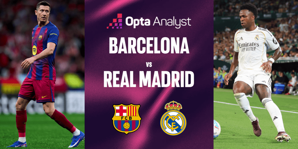 D? li?u El Clásico Barcelona vs Real Madrid 5 th?ng kê quan tr?ng